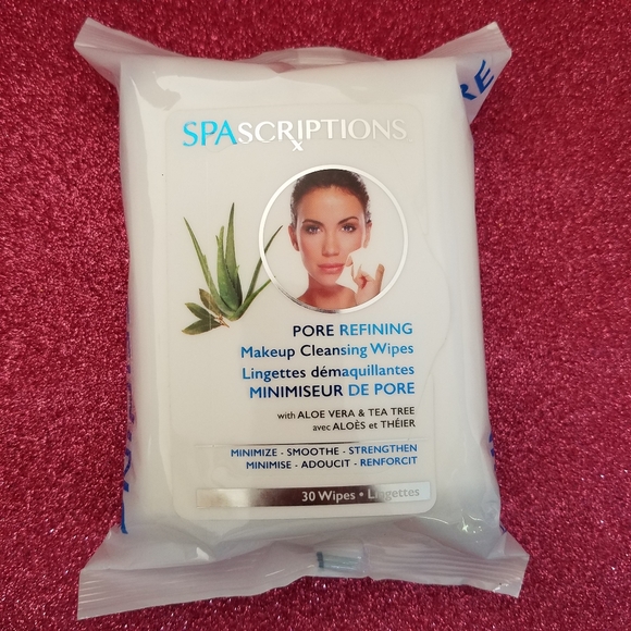 3/$12 Aloe & Tea Tree Pore Refining Makeup Wipes - Picture 1 of 4